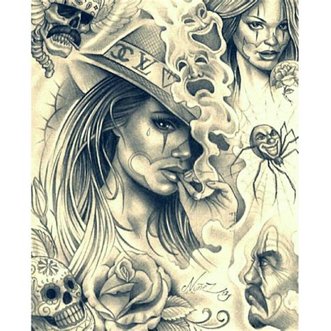 chicano drawings